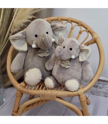 Peluche polyester collection TERRE SAUVAGE Eléphant