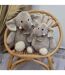 Peluche polyester collection TERRE SAUVAGE Eléphant-4