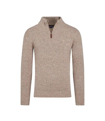 Pull homme beige Raging Bull