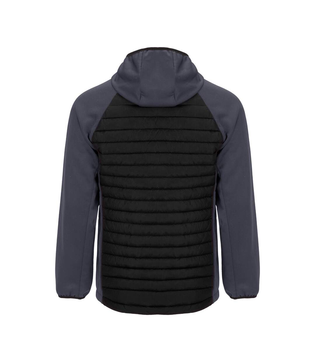 Unisex Adult Minsk Insulated Padded Jacket Lead Black Roly-2