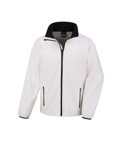 Veste softshell homme blanc / noir Result Core