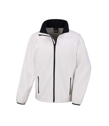 Veste softshell homme blanc / noir Result Core