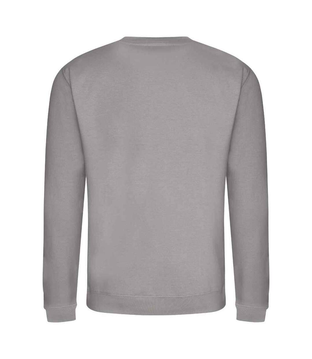 Sweatshirt unisexe gris platine Awdis-4