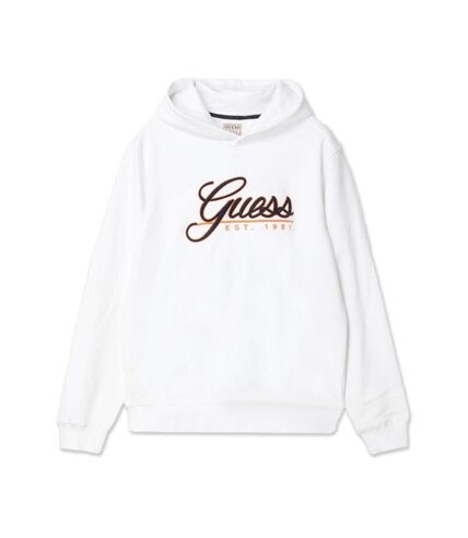 Sweat à capuche Blanc Homme Guess Beau - L