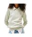 Sweat vert femme tommy hilfiger flag crew - l-1