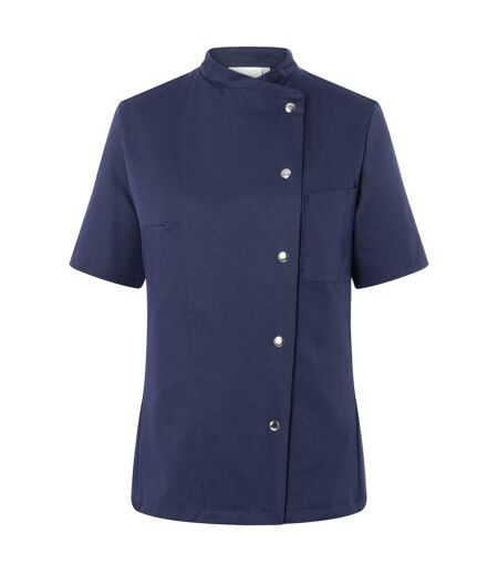 Womens/ladies Greta Chef Jacket Navy Karlowsky