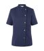 Womens/ladies Greta Chef Jacket Navy Karlowsky-1