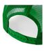 Beechfield Mens Half Mesh Trucker Cap / Headwear (Pure Green/White) - UTRW260