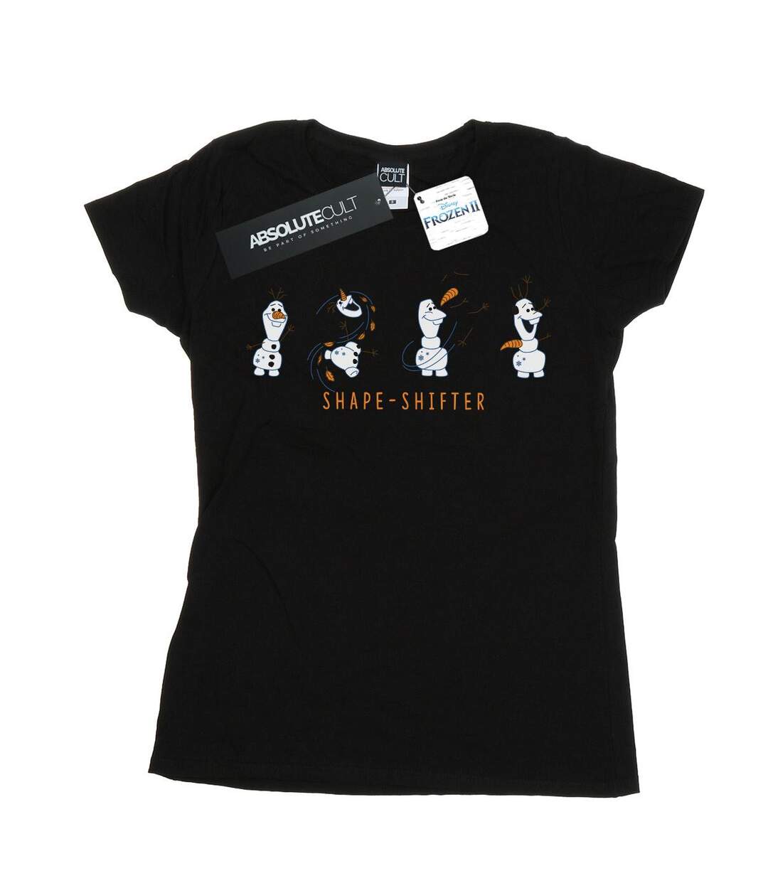 Disney Femme/Ladies Frozen 2 Olaf Shape-Shifter Cotton T-Shirt (Noir) - UTBI21740-1