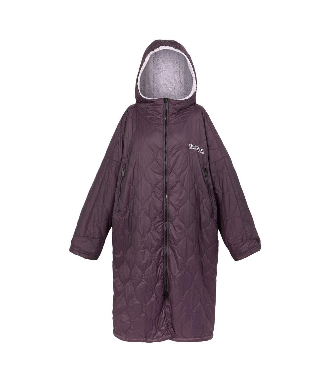 Peignoir À Langer Imperméable Adulte Prune Sombre Regatta-1