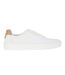 Womens/ladies Katie Low Cut Trainers White Boss-1