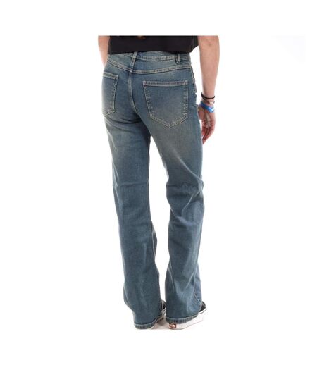 Jean droit bleu femme jennyfer draigey