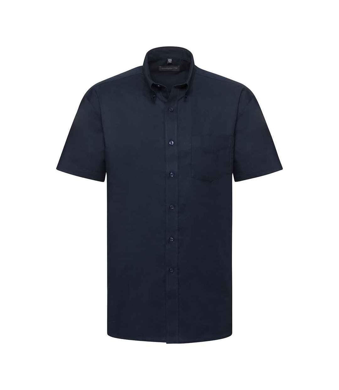 Chemise Classic Homme Bleu Marine Vif Russell Collection-1
