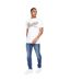 T-shirt Cronstand Homme Blanc Crosshatch-1
