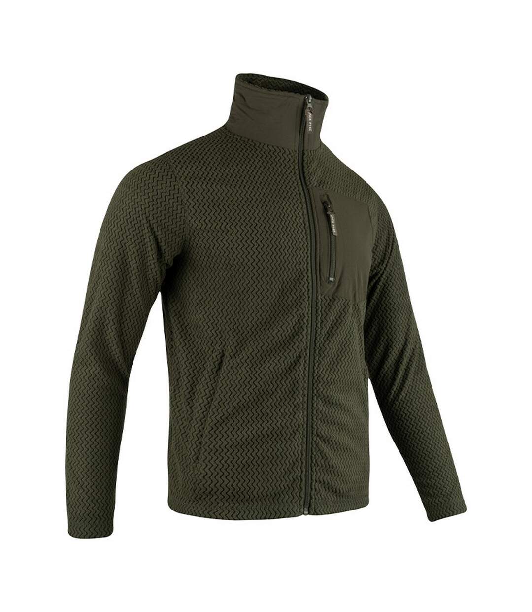 Veste Polaire Z Homme Vert Jack Pyke-4