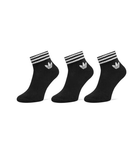 x3 paires de chaussettes noir mixte adidas ankle