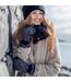 Mitaines Femme Hiver Thermiques Doublure Polaire-5