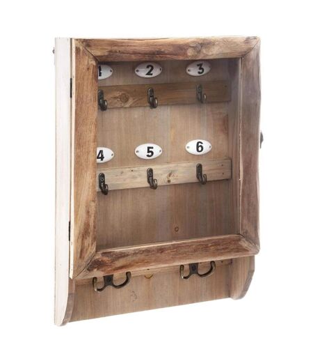Boîte à Clés en Bois Key 26x38cm Naturel