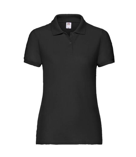 Polo Femme Noir Fruit Of The Loom