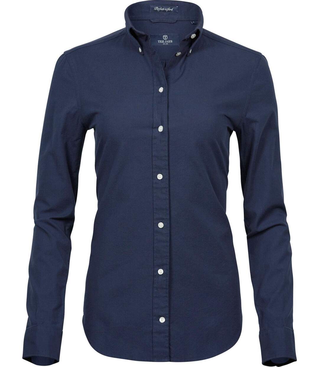 Chemise femme Oxford - 4001 - bleu marine - manches longues