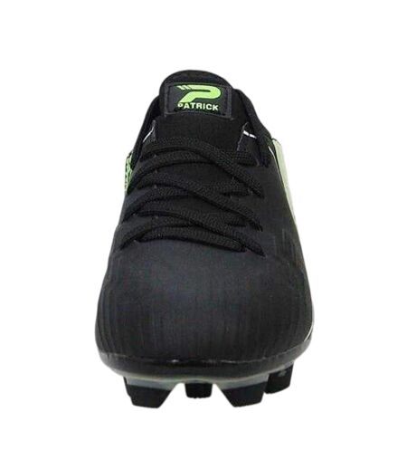 Childrens/kids Camouflage Football Boots Black Patrick
