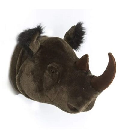 Peluche trophée mural Savane Rhinocéros Michael