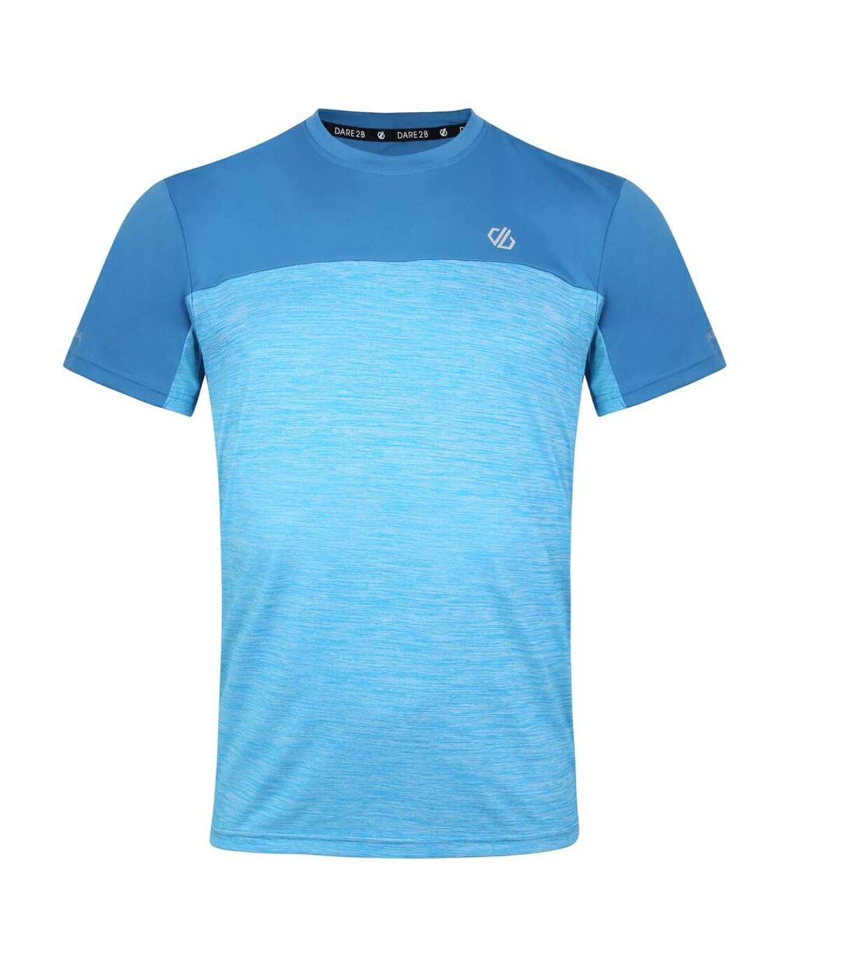 Dare 2B Mens Circuit Colour Block T-Shirt (Deep Water/Wave Ride)