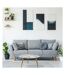 Table basse ronde plateau en verre 80 cm-2