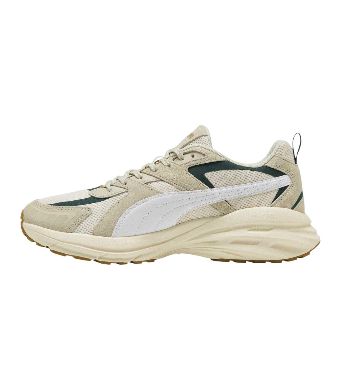 Womens/ladies Hypnotic Suede Low Cut Trainers Alpine White Snow Puma-2