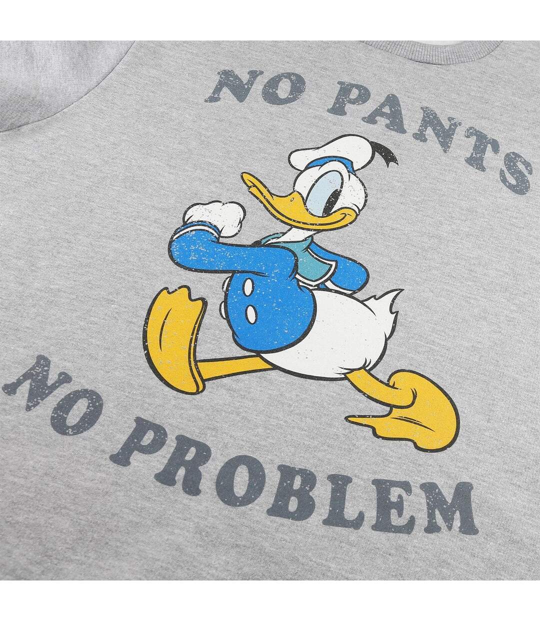 Disney - Sweat NO PANTS NO PROBLEM - Femme (Gris) - UTTV1215-3
