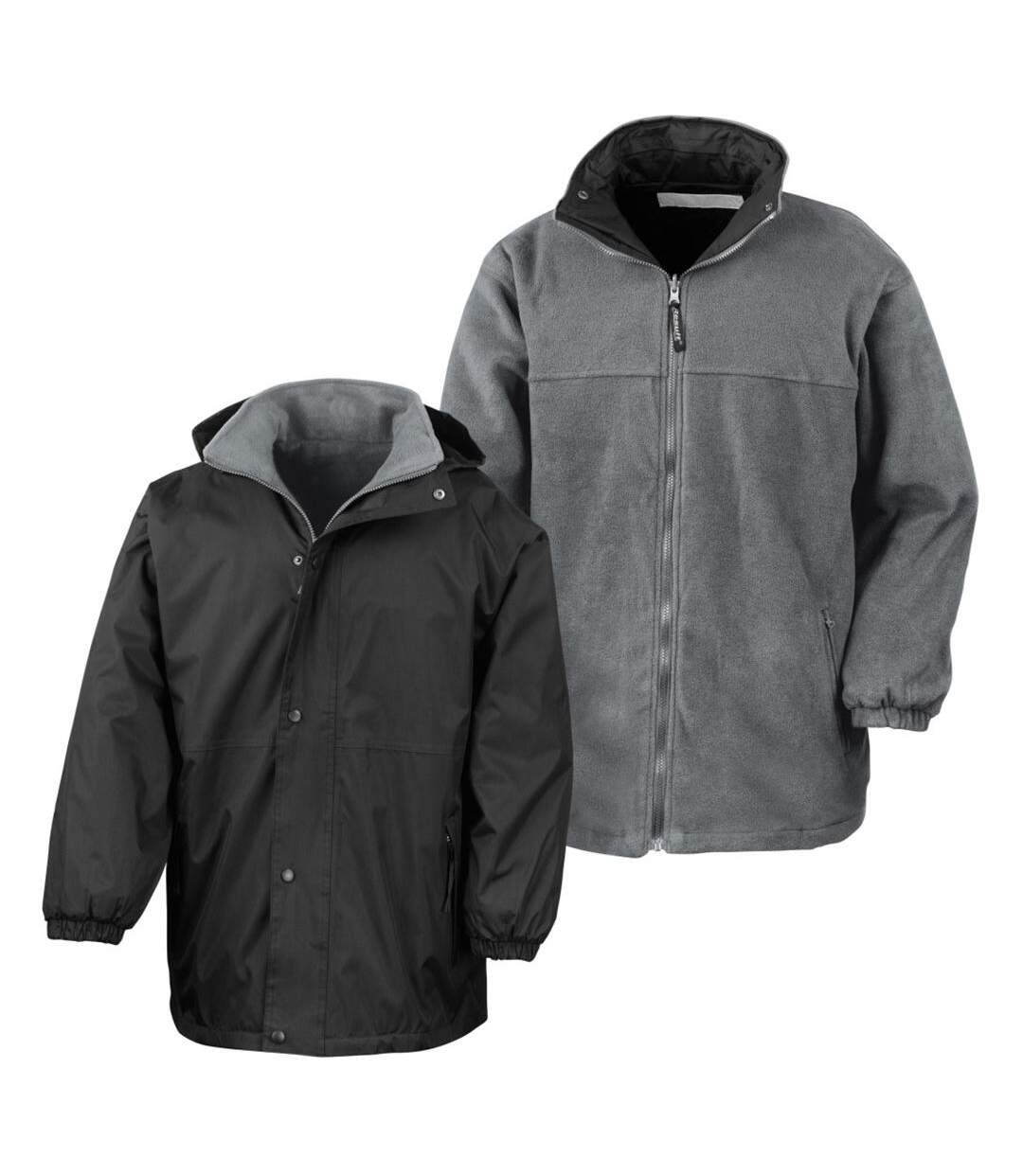 Veste Polaire Réversible Stormdri 4,000 Waterproof Windproof Anti Pilling Pour Hommes Noir Gris Result-2
