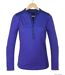 Tee-shirt MAYFLOWER DIMAGO5 manches longues : le chic du bleu bi-matière-2