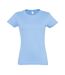 SOLS Womens/Ladies Imperial Heavy Short Sleeve T-Shirt (Sky Blue) - UTPC291