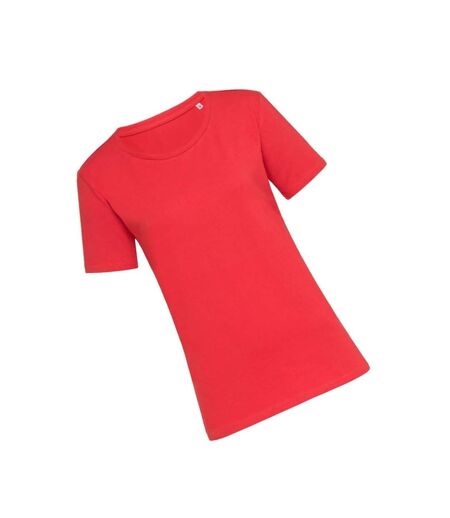 T-shirt Femme Rouge Écarlate Stedman