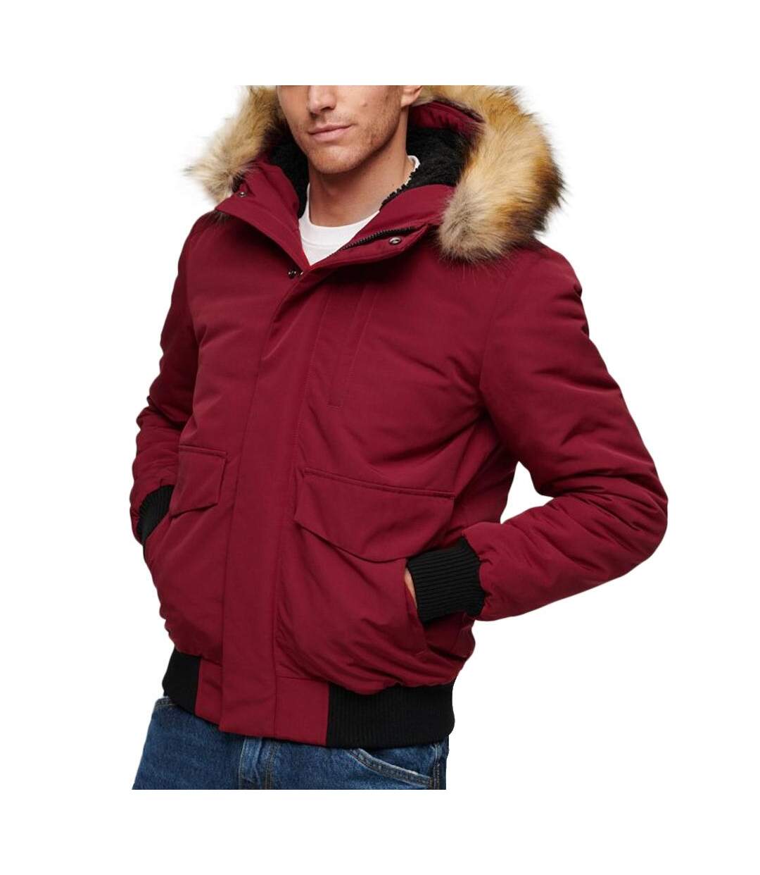 Parka Bordeaux Homme SuperdryEverest Bomber - XS-1