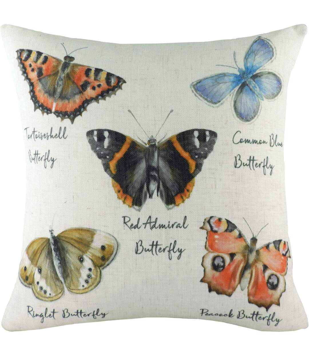 Species butterfly cushion cover one size multicoloured Evans Lichfield