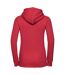 Womens/ladies authentic hoodie classic red Russell