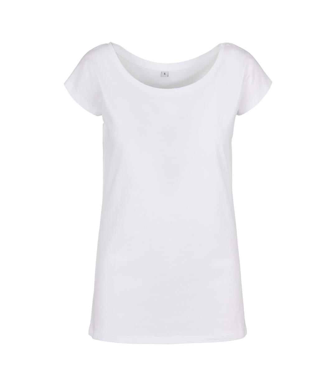 T-shirt Femme Blanc Build Your Brand-1