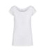 T-shirt Femme Blanc Build Your Brand-1