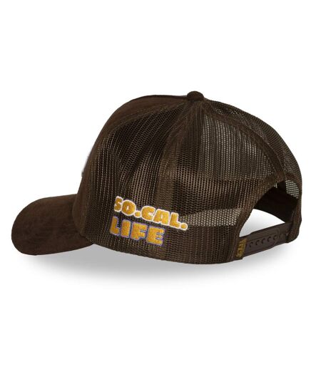 Casquette trucker filet en suédine avec patch Fur Ganache Vondutch