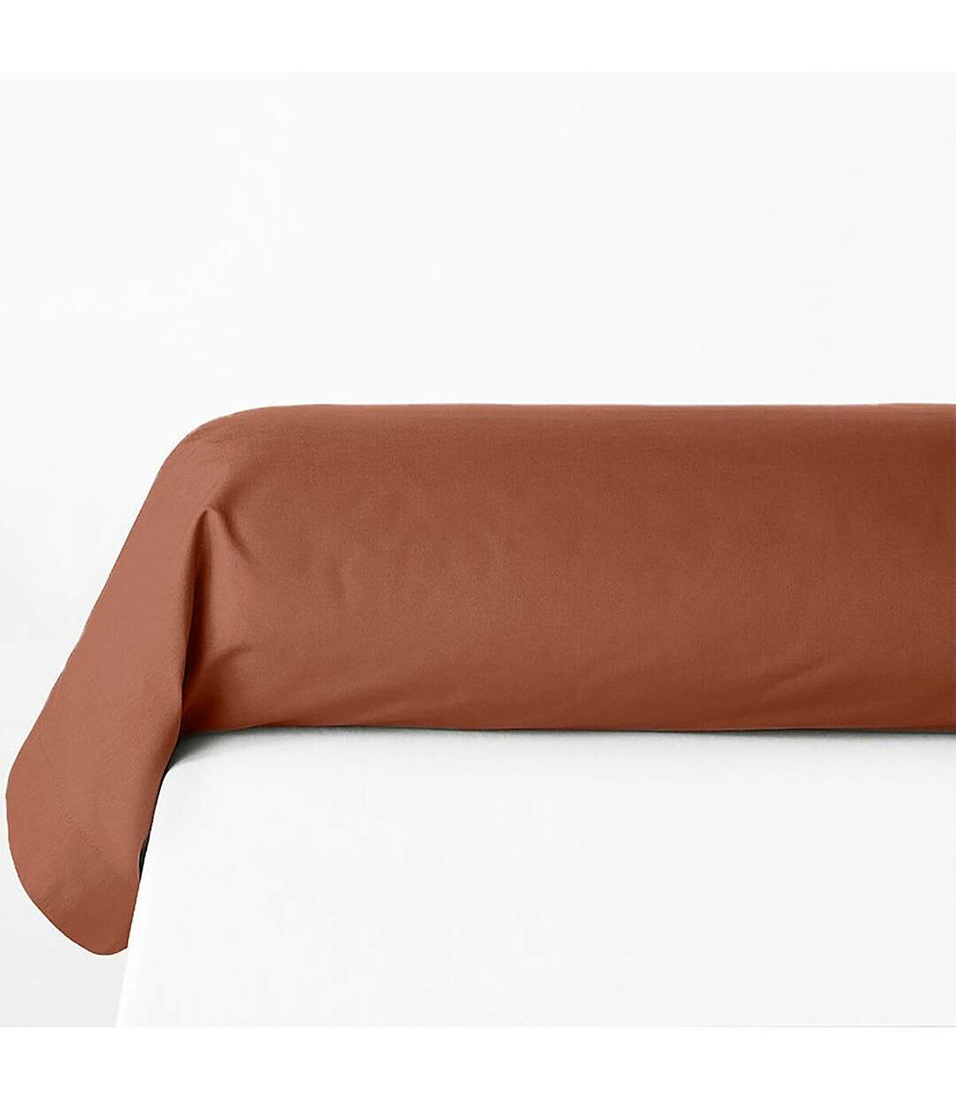 Taie de Traversin Alban 85x185cm Terracotta-2
