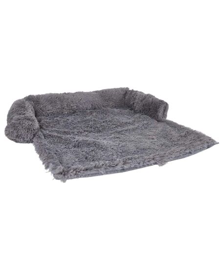 Plaid couverture de canapé pour chien et chat - Gris