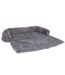 Plaid couverture de canapé pour chien et chat - Gris-1