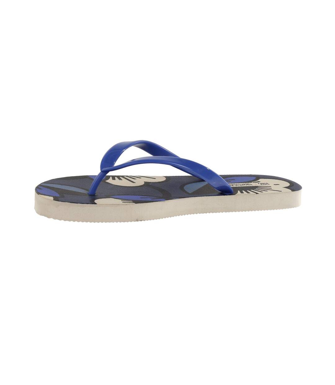 Womens/ladies orla kiely passion flower flip flops navy Regatta-3