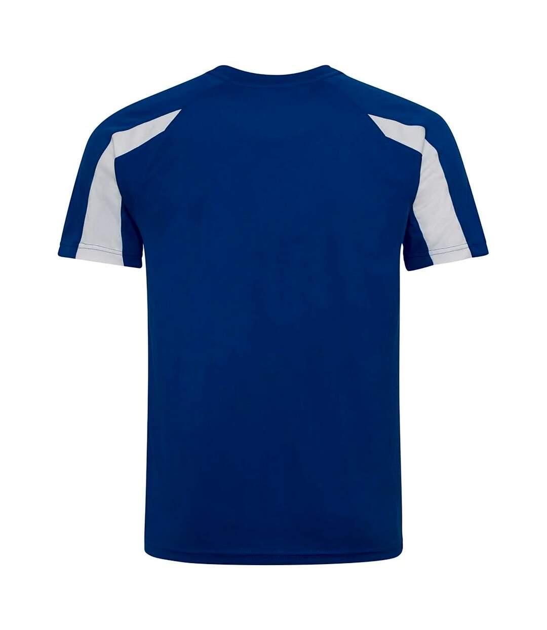 T-shirt homme bleu roi / blanc AWDis Cool-2