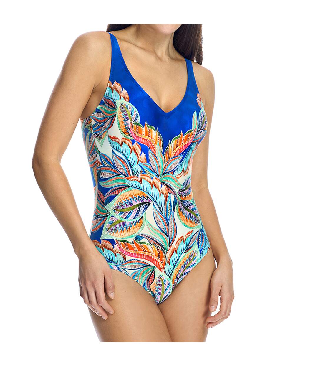 V-neck swimsuit W241476 woman-2