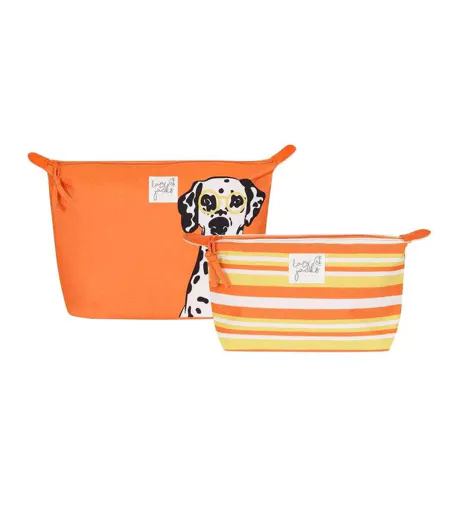 Sac À Cosmétique Motif/style Dalmatien Taille Unique Orange Lazy Jacks