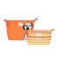 Sac À Cosmétique Motif/style Dalmatien Taille Unique Orange Lazy Jacks-1