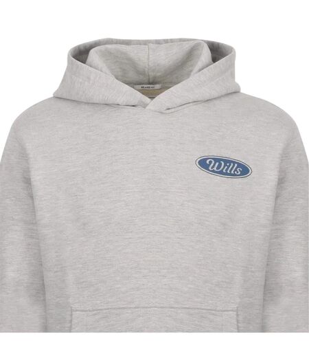 Mens Relaxed Fit Hoodie Ice Marl Jack Wills