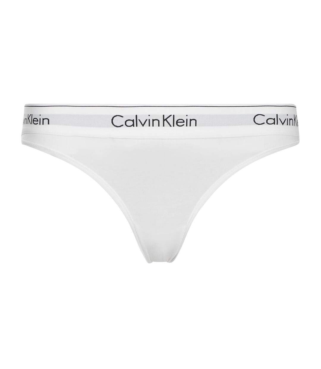 Culotte Femme Blanc Calvin Klein-2